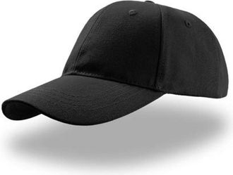 Atlantis Liberty Six Buckle Brushed Cotton 6 Panel Cap - White - OS