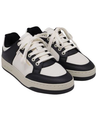 Saint Laurent Womens Leather Sl/61 Low-Top Sneaker (Authentic Pre-Loved)
