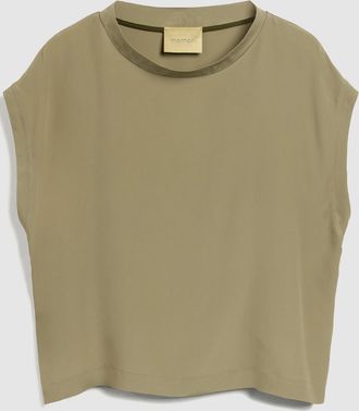 Momoni Top Curacao Blouse Verde Salvia