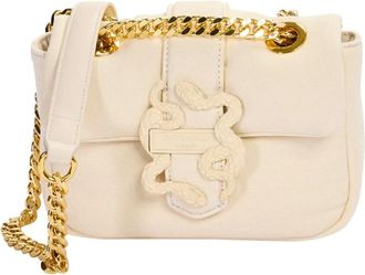 Just Cavalli Slang Puffy Tas in Rosa - Dames - Schoudertassen - Roze - ONE Size - Denim - Tassen
