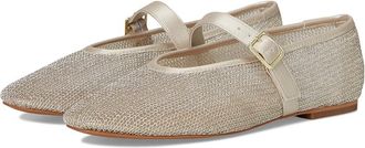 Steve Madden Dreaming Womens Flat Shoes Light Gold : 8.5 M, Mesh