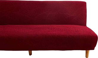 OEM Funda Clic Clac - Impermeable - Elastica - Para Futon - 160 A 190 Cm - Bordeaux