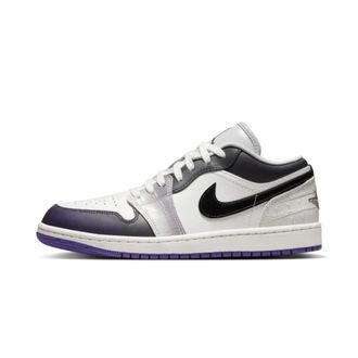 Nike Jordan Fitness, Dames, Grijs, 38 EU, Leer, 1 Low SE Punk Rock