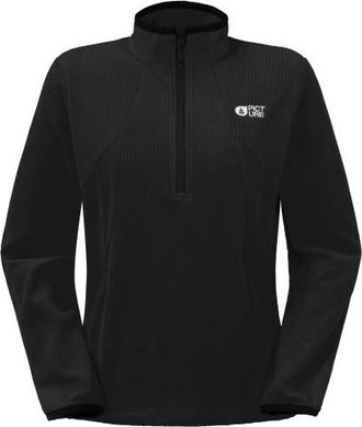 Picture Weavy 1/4 Grid Fleece Fleecepullover f&uuml;r Damen | schwarz