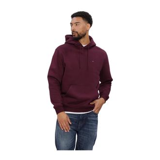 Tommy Jeans Heren Truien Vesten Tjm Reg S Flag Hoodie Ext - Heren - Sweatshirts & Hoodies - Rood - Maat: 2XL