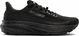 Brooks Mens Ghost 17 Gtx Running Shoes In Black/black/ebony