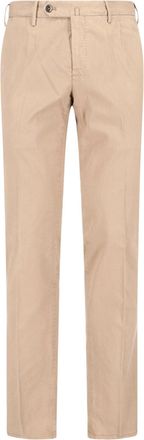 Pantaloni Torino Cotton Blend Trousers - Beige