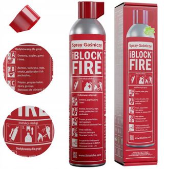 OEM Abcf+e Bio Iblockfire Aerosol Extintor De Incendios Para El Hogar/coche/oficina
