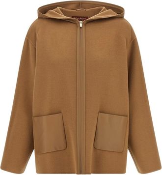 Max Mara Hoodies & sweatvesten, Dames, Bruin, S, Trench Coats