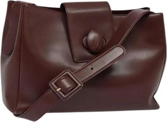 Cartier Pre-owned Shoulder Bags, female, Red, Size: ONE SIZE Pre-owned Vintage Shoulder Bag