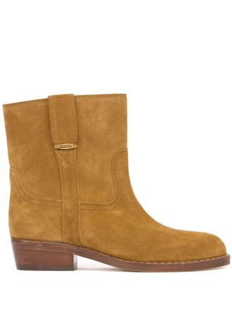 Isabel Marant Lylie boots - women - Suede - 36 - Brown