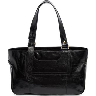 Hobo Autry Leather Satchel in Black at Nordstrom Rack