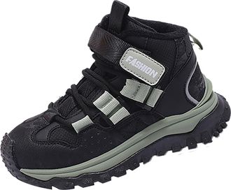 Generic Ladies Fashion Solid Color Mesh Breathable Round Toe Low Top Flat Light up Shoes Size 13 Kids (Black, 11.5 Little Child)