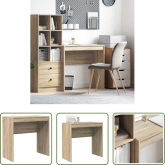 vidaXL vidaXL Scrivania da ufficio - Scrivania Rovere Sonoma 80 x 40 x 76 cm