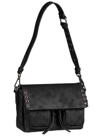 Fredsbruder FREDsBRUDER Rebel At Heart Leather Shoulder Bag Black