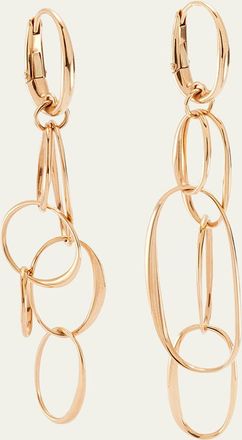 POMELLATO 18k Rose Gold Oval-Link Earrings