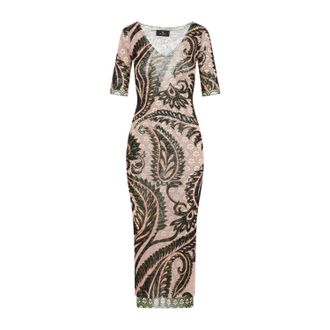 Etro Midi Dresses Pink & Purple