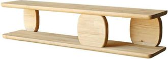 Dmora Dmora - Estanter&iacute;a Dpedon, Estante, Estante De Pared, Estanter&iacute;as Multiusos, 120x24h30 Cm, Roble