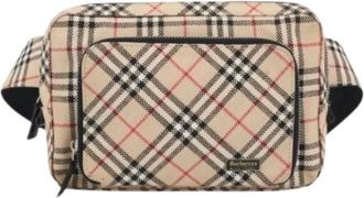 Burberry Borsa a tracolla Pre-owned in tela - - Pre-owned - Donna - Beige - ONE SIZE