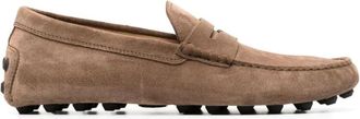 Tod's Gommino Macro Mocassins - Heren - Loafers - Grijs - 41 EU - Leer - Schoenen