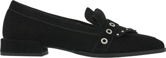 VIA VAI Jazz Emily zwarte loafers - Dames - Loafers - Zwart - 37 1/2 EU - Su&egrave;de - Schoenen