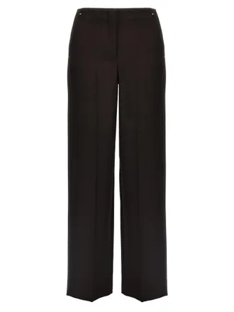 Fendi Purple Virgin Wool Dress Womens Pants