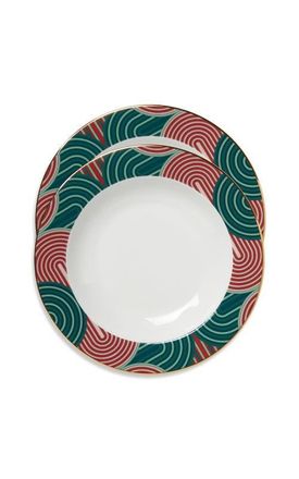 La DoubleJ Soup Plates Set Of 2 Slinky Verde at Nordstrom