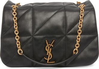 Saint Laurent Medium Jamie 4.3 Carr&eacute; Rive Gauche Quilted Shoulder Bag in Noir at Nordstrom