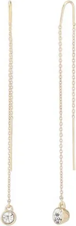 AllSaints Stone Threader Earrings in Gold at Nordstrom Rack
