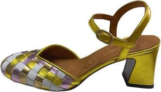 Chie Mihara Handgemaakte leren gevlochten sandaal - Dames - Pumps - Veelkleurig - 37 EU - Leer - Schoenen