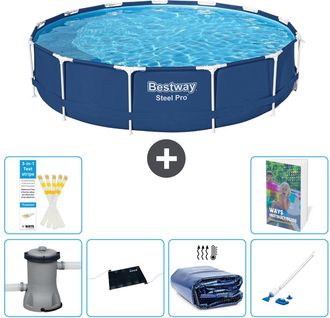 Bestway Piscina Bestway Steel Pro Redonda - 396x84 Cm - 7-piezas S252