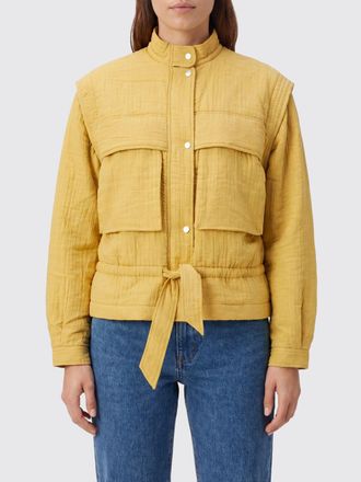 Isabel Marant Bomber Blandina in misto cotone con collo alto e coulisse