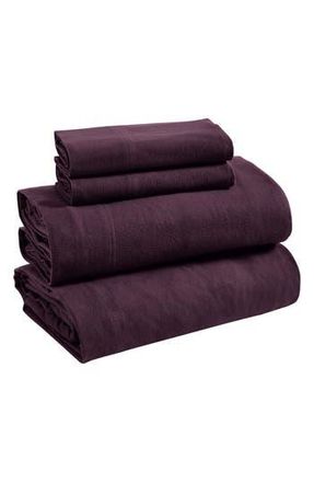 Superior Cotton Flannel Sheet Set in Purple at Nordstrom Rack, Size King