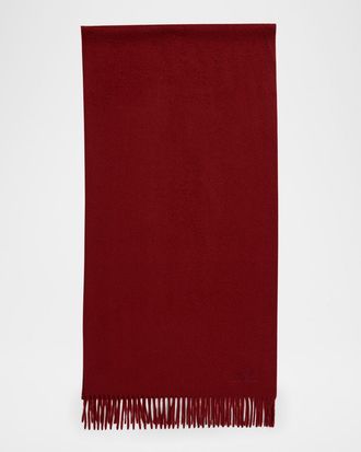 Loro Piana Mens Grande Unita Cashmere Scarf