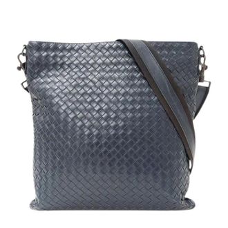 Bottega Veneta Borsa a Spalla Pre-owned Intrecciato - - Pre-owned - Uomo - Blu - ONE SIZE