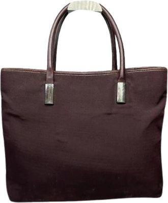 Gucci Pre-owned Vintage Tote Bag - Dames - Vintage Shopper - Paars - ONE Size - Vintage