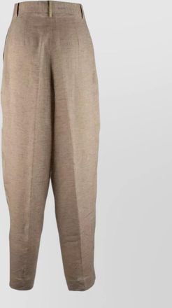 Fabiana Filippi trousers tailored belt loops pleated design pockets