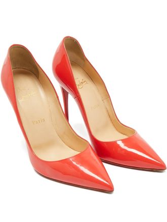 Christian Louboutin Pigalle Follies patent-leather pumps - Red