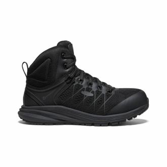 Keen Womens Composite Toe Esd Industrial Work Shoes In Black