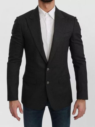 Dolce & Gabbana cashmere slim-fit blazer