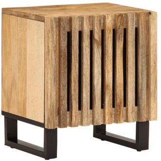 vidaXL Comodino 40x34x46 cm in Legno Massello di Mango vidaXL