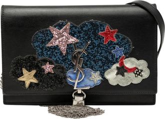 Saint Laurent Pre-owned Leren Schoudertas - Dames - Vintage Schoudertas - Zwart - ONE Size - Leer - Vintage