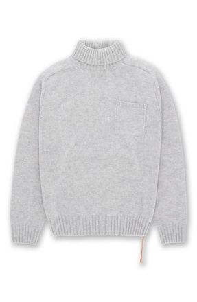 Fortela Mallory Merino Wool High Neck Sweater in Grey at Nordstrom, Size Xx-Large Eu