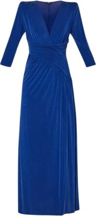 Liu Jo Cf 3109 J1890 X0514 Maxi Jurk - Dames - Maxi kleedjes - Blauw - 2XL - Kleedjes