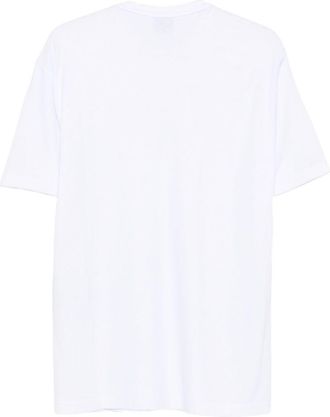 Emporio Armani Logo-Embroidered T-Shirt - White