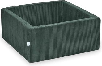 OEM Piscina Seca De 90x90x40 Cm, Color Verde Pana, Sin Pelotas