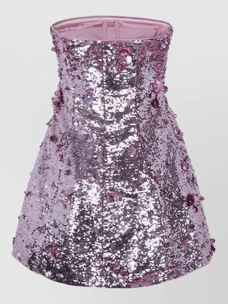 SIMKHAI bandeau mini dress