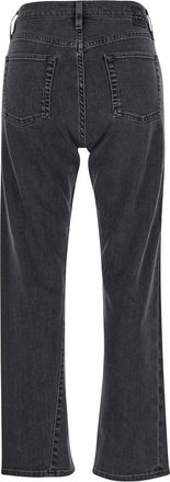 Toteme Womens Jeans High-Waisted Grey Denim Organic Cotton