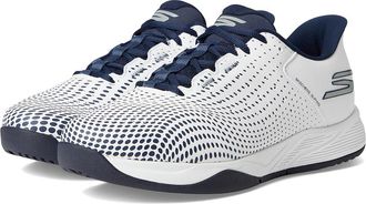 Skechers Skechers Pickleball Slip-ins Relaxed Fit: Viper Court Reload Mens Shoes White/Navy : 11 D - Medium, Lace/Polyester
