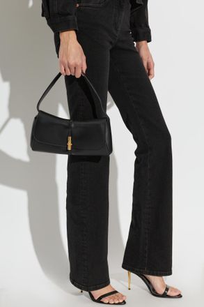 Balmain Metropolis Shoulder Bag, Womens, Black